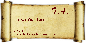 Trnka Adrienn névjegykártya